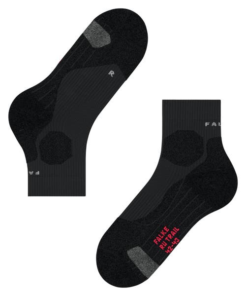 Falke Ru Trail Grip Socks In Black