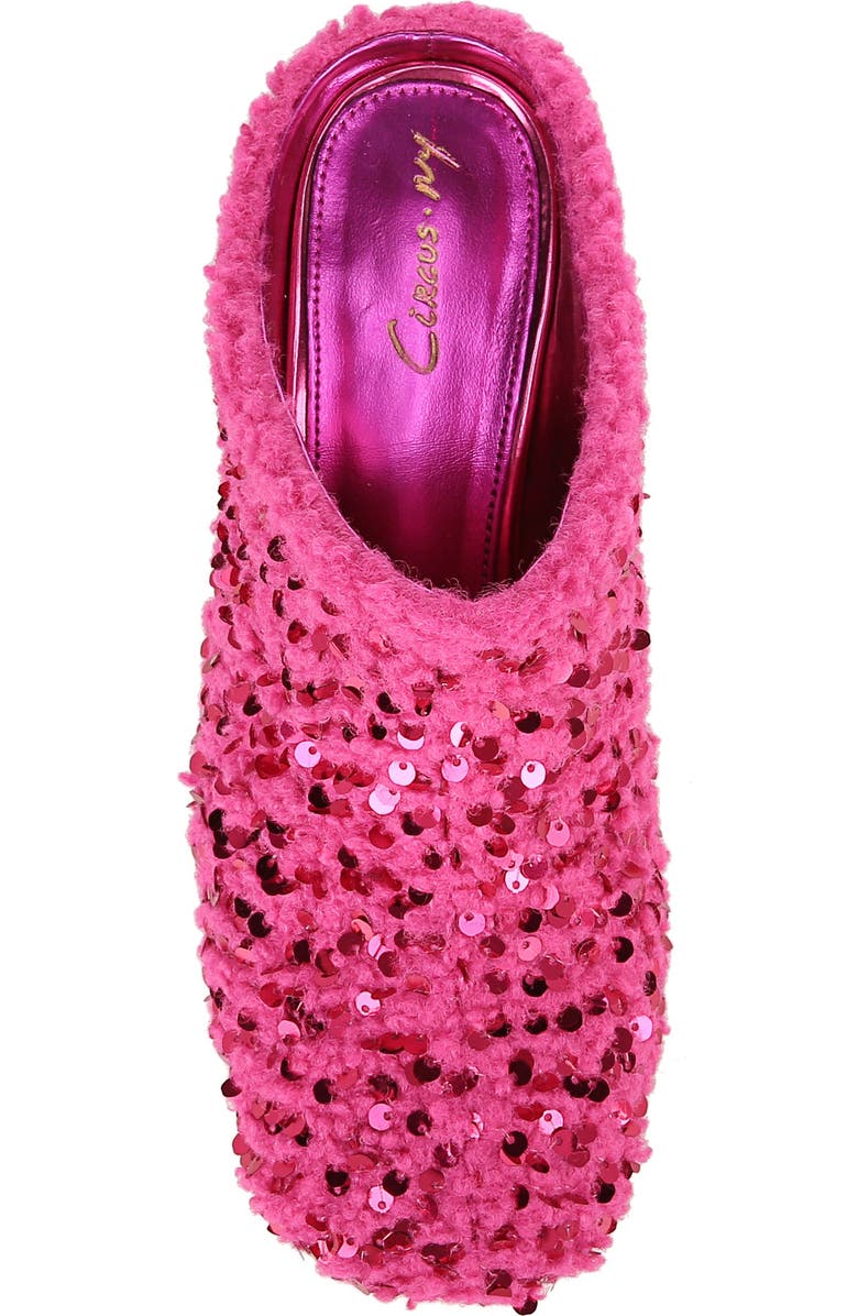 Circus NY by Sam Edelman Orin Sequin Mule, Alternate, color, Pink Peacock