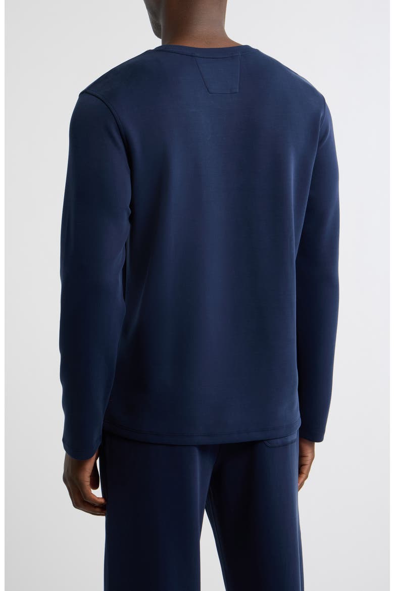 Soft Long Sleeve Pullover, Alternate, color, SPACE NAVY
