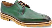Mezlan Lug Sole Brogue Medallion Derby