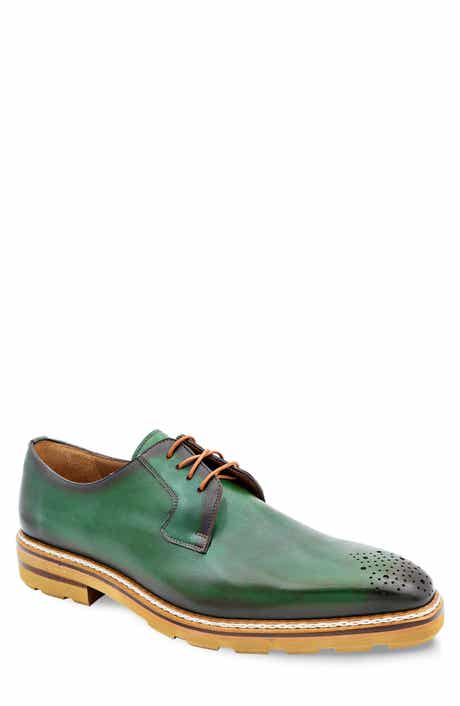 Mezlan Lug Sole Brogue Medallion Derby