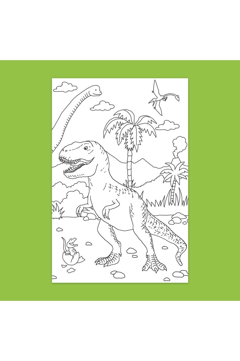 Color & Sticker Book, Alternate, color, Green
