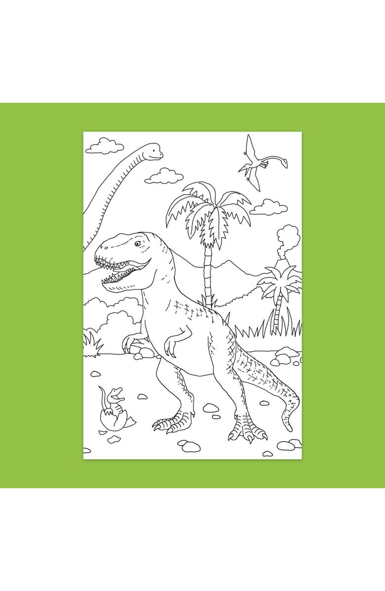 book 'n' app pApplishing house Color & Sticker Book, Alternate, color, Green