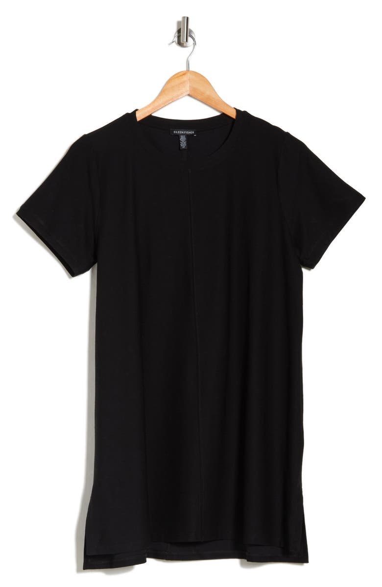 Eileen Fisher Crewneck Tunic Top, Alternate, color,