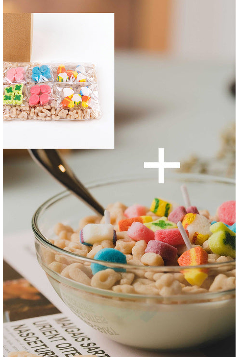 Lucky Charms Candle, Alternate, color, Cereal Candle + Extra Cereal