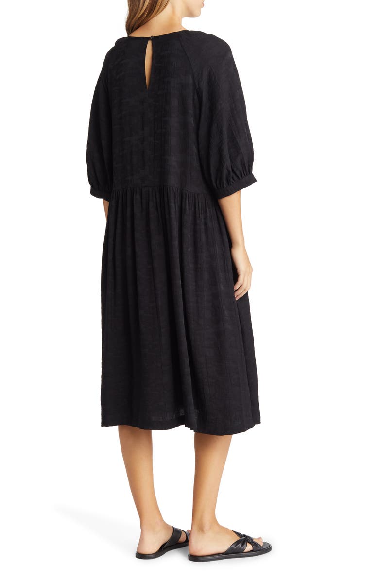 Nordstrom Elbow Sleeve Midi Dress, Alternate, color,