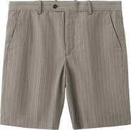 MANGO Pinstripe Bermuda Shorts