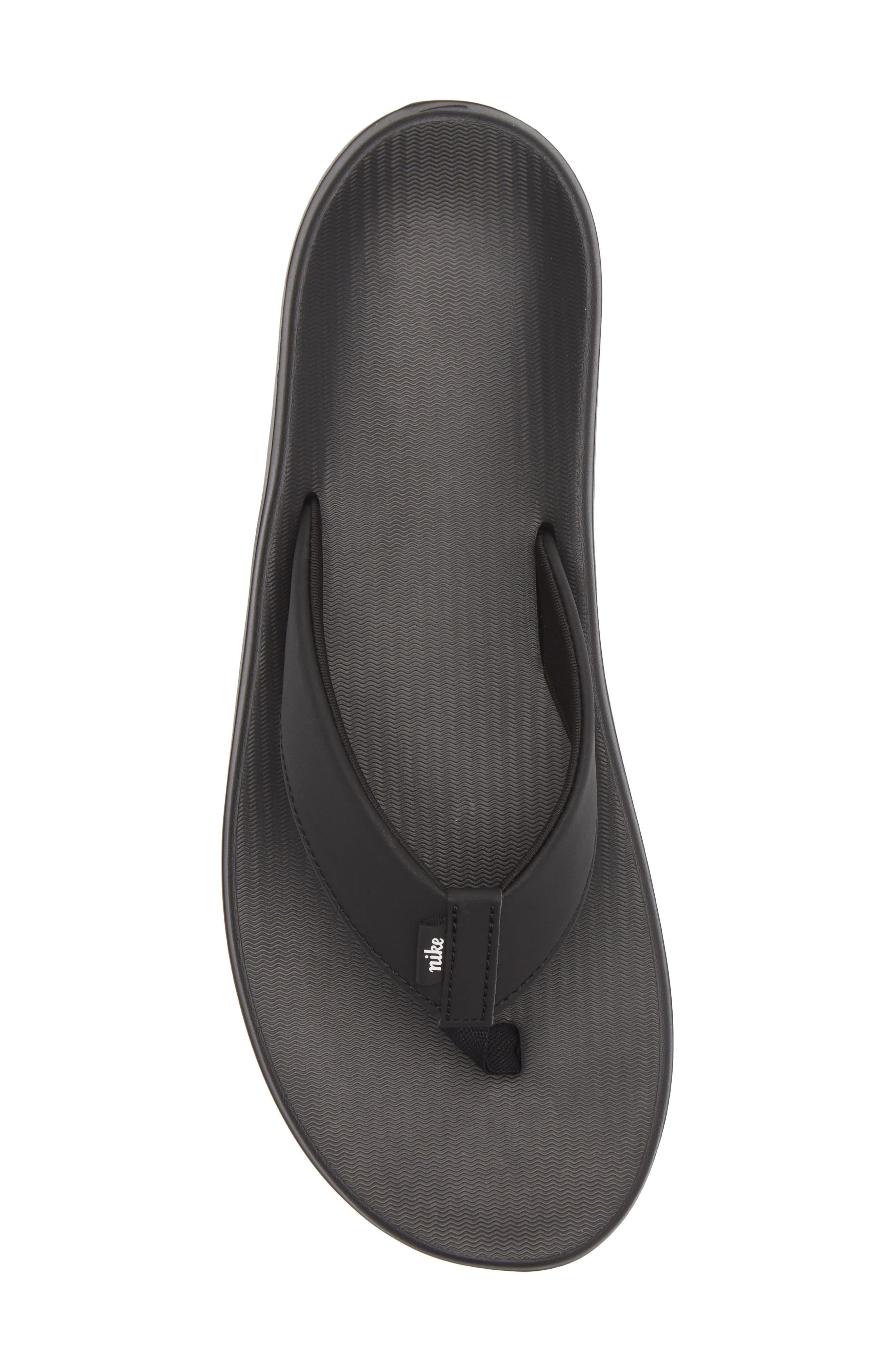 Nike Kepa Kai Flip Flop, Alternate, color, Black/ White