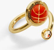Alex and Ani 'Shoot Your Shot' Basketball Open Fidget Ring