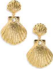 FRASIER STERLING Catalina Shell Drop Earrings