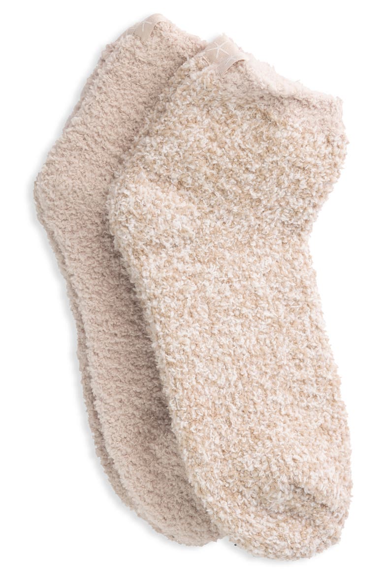 CozyChic™ Assorted 2-Pack Ankle Socks, Main, color, STONE MULTI