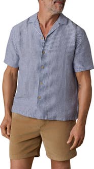 Faherty Laguna Linen Camp Shirt