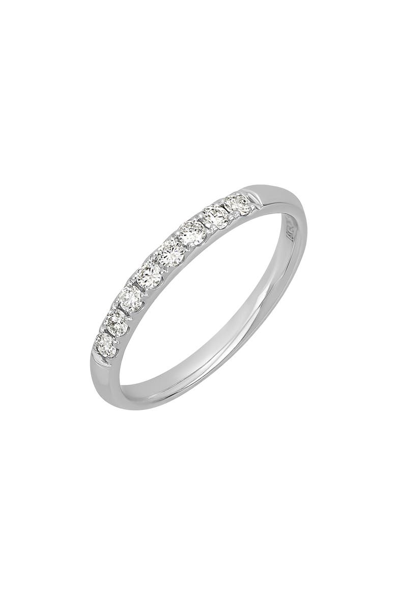 Audrey Diamond Stacking Ring (Nordstrom Exclusive), Main, color, 18K WHITE GOLD