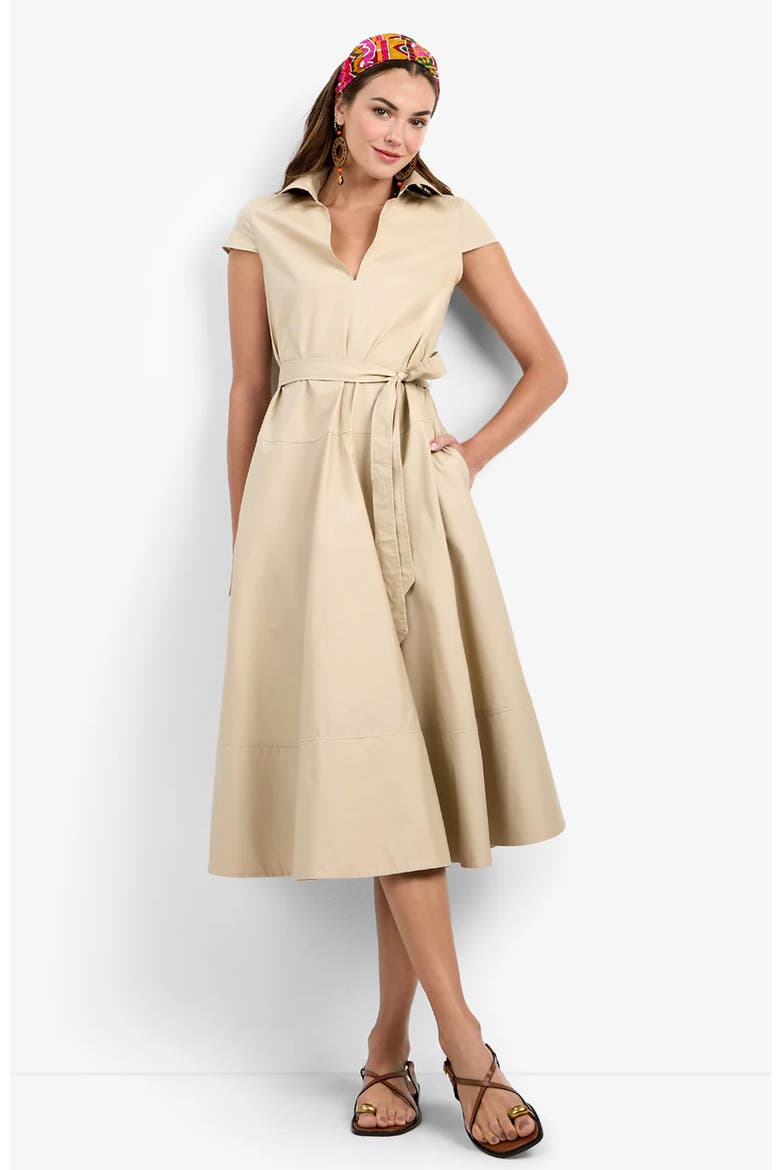 Delfina Dress, Main, color, Beachy Beige