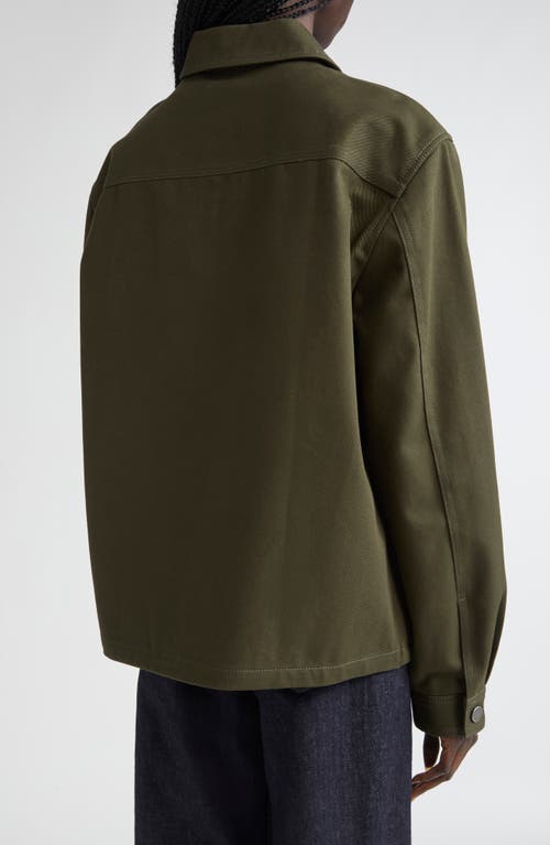 K.ngsley Devin Cotton Twill Jacket In Green