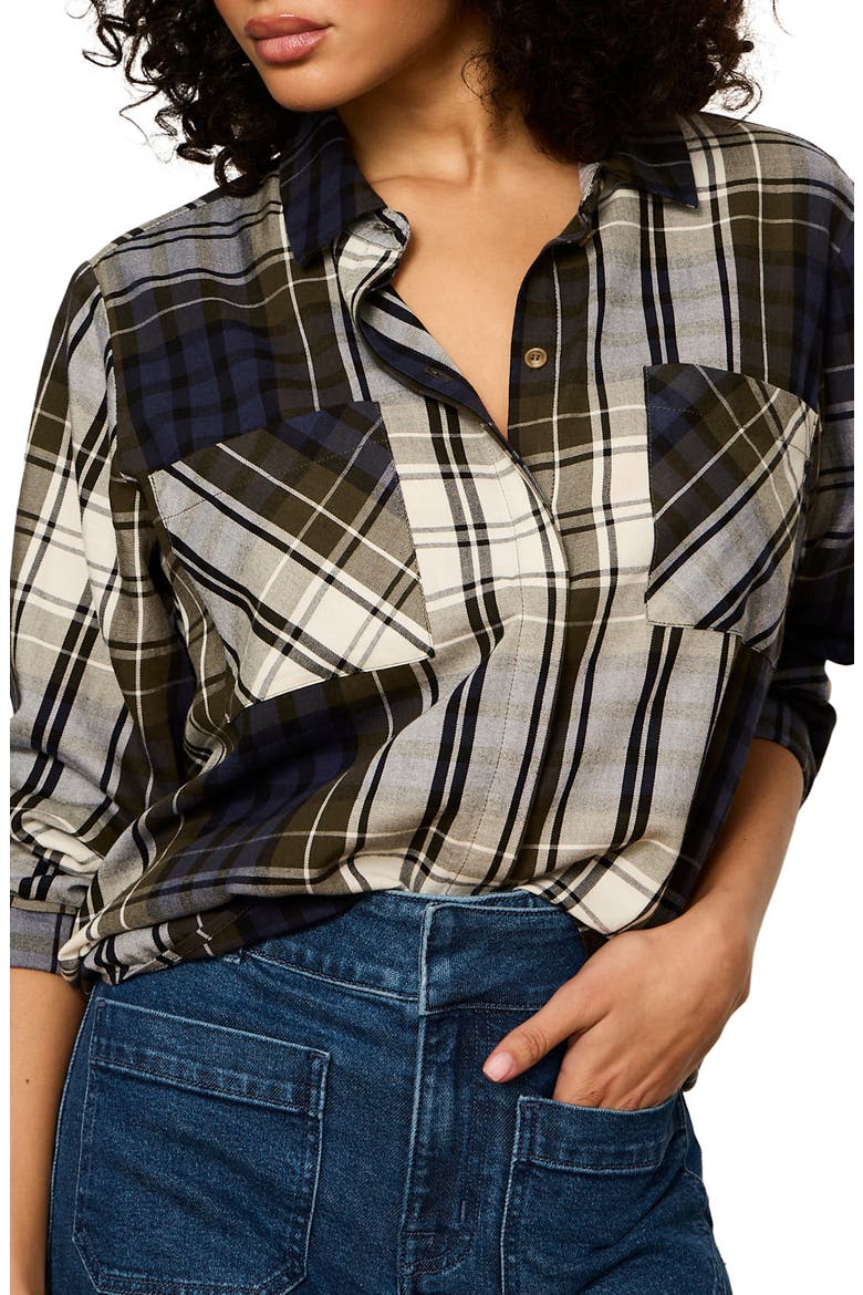 The City Plaid Shirt, Alternate, color, TRUE GREEN PLAID
