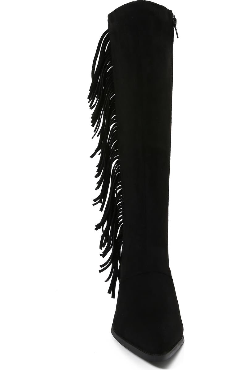 BERNESS Andri Fringe Boot, Alternate, color, Black
