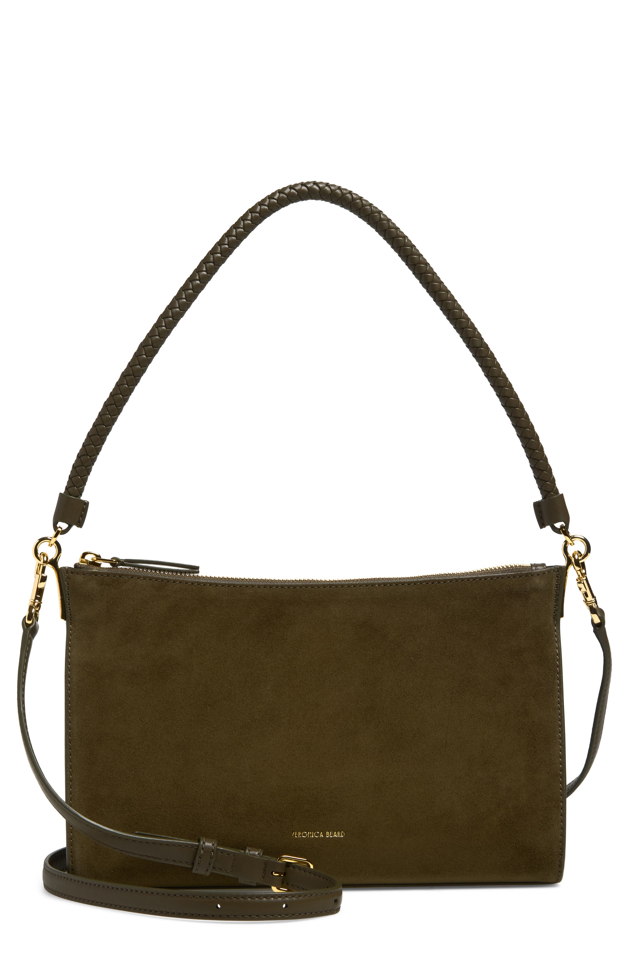 Small Vida Leather Bag, Main, color, CYPRESS