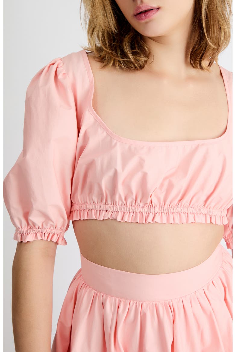 Tessa Scoop Neck Crop Top, Alternate, color, PINK