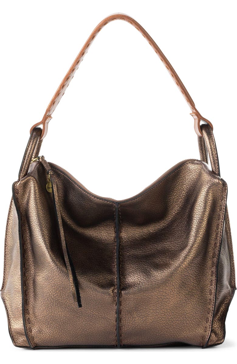 The Sak Los Feliz Hobo Leather Bag, Main, color, Bronze