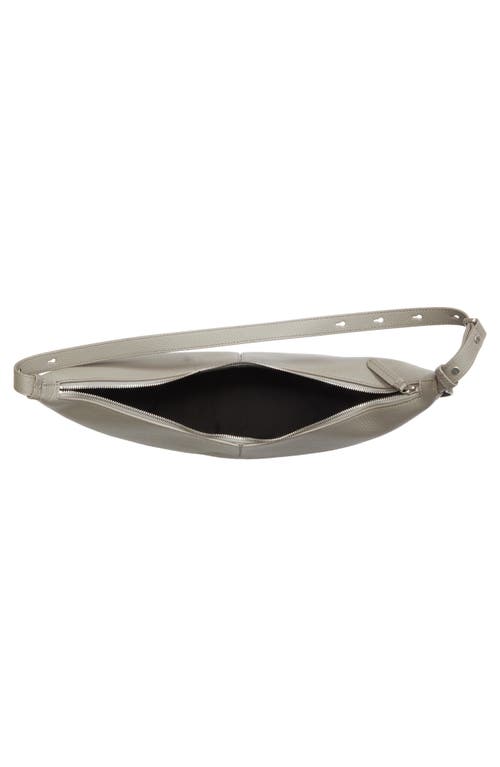 Proenza Schouler Slide Pebbled Leather Shoulder Bag In Gray