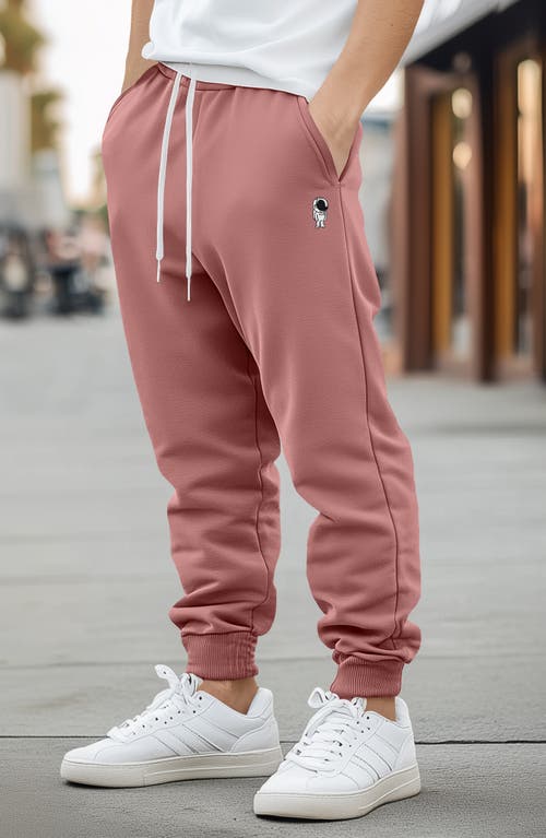 Dalix Astronaut Jogger Sweatpant In Mauve