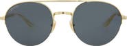 Gucci Novelty 53mm Round Aviator Sunglasses