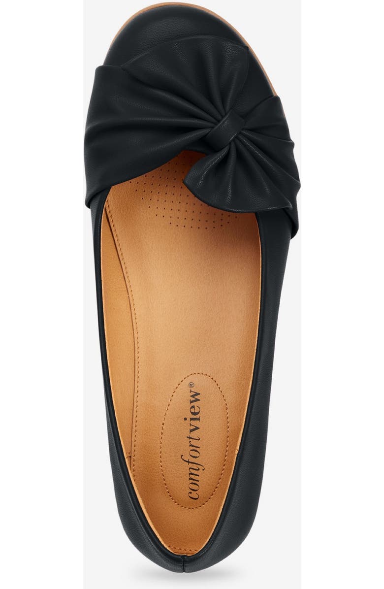 Comfortview The Pamela Slip On Flat, Alternate, color, Black