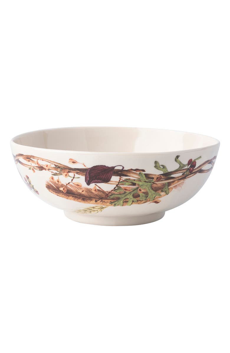 Juliska Forest Walk Ceramic Serving Bowl, Alternate, color, Caf Au Lait
