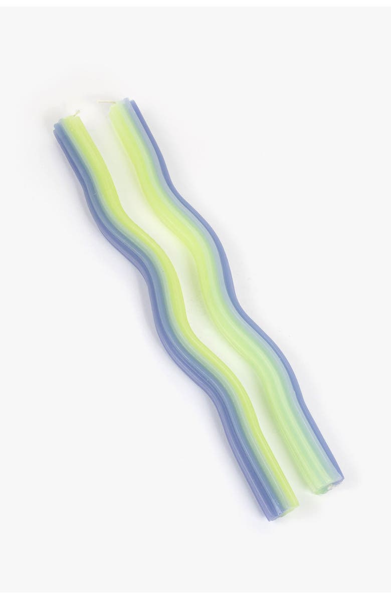 54Celsius Wiggle Candles, Alternate, color, Green/Lavender