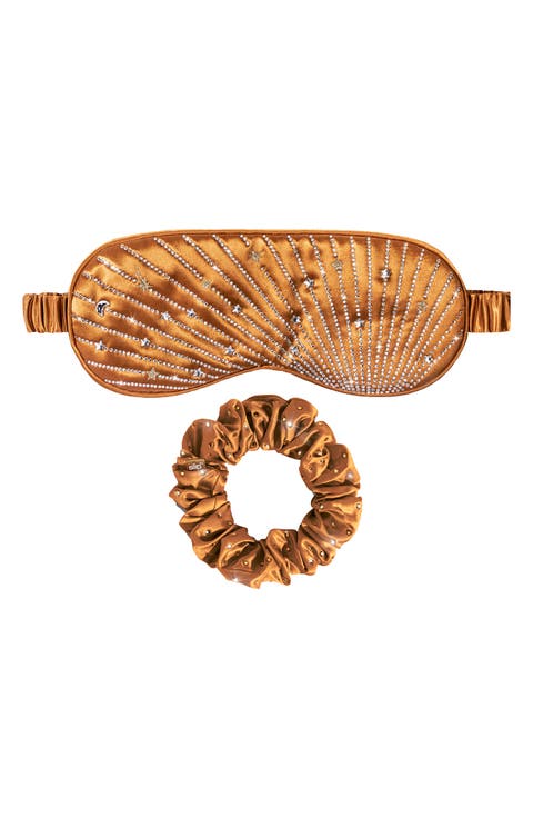 Celestial Nights Pure Silk Sleep Mask & Scrunchie Set (Limited Edition)