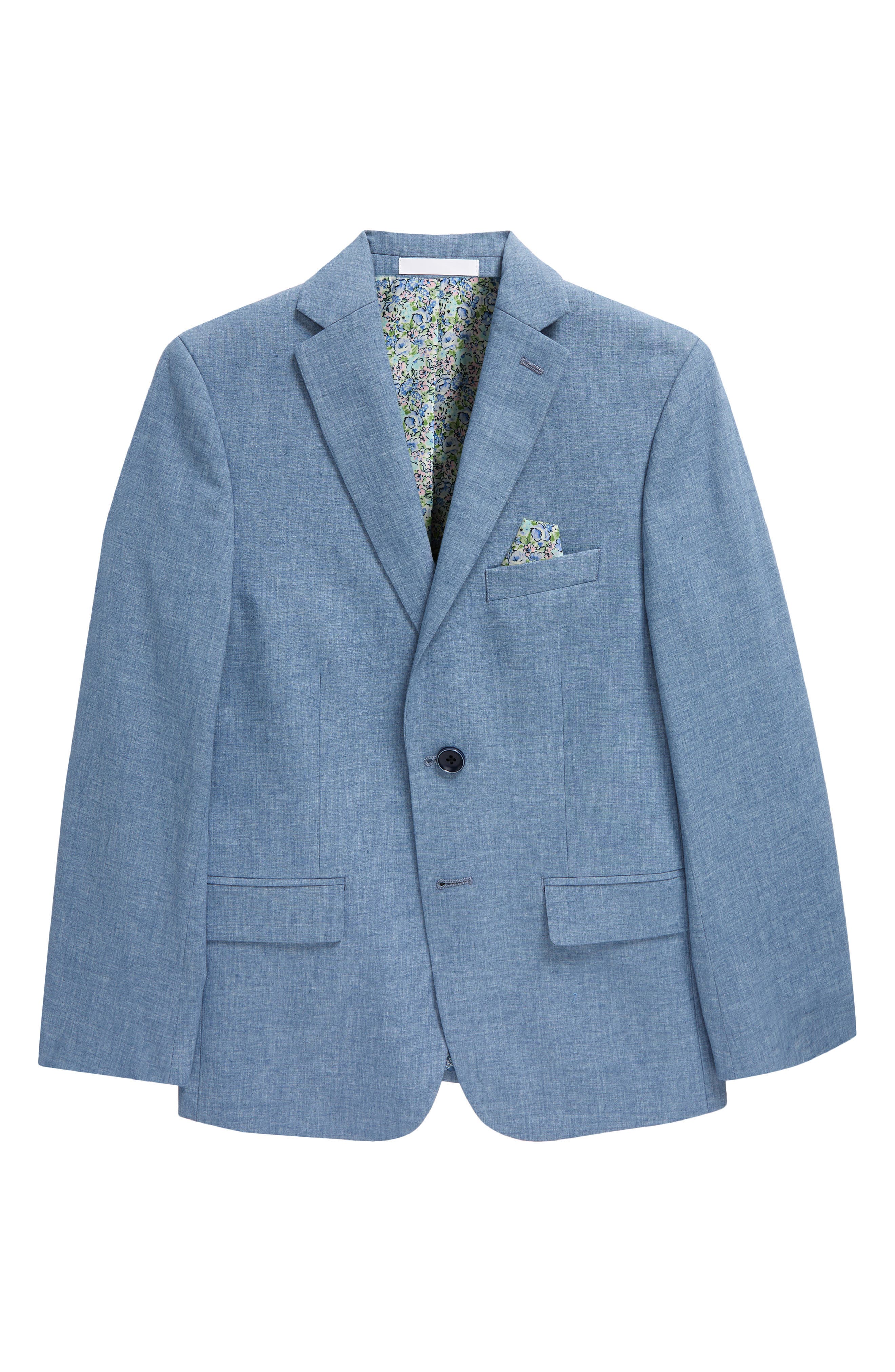 Tallia Kids' Linen Blend Suit Jacket