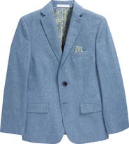 Tallia Kids' Linen Blend Suit Jacket