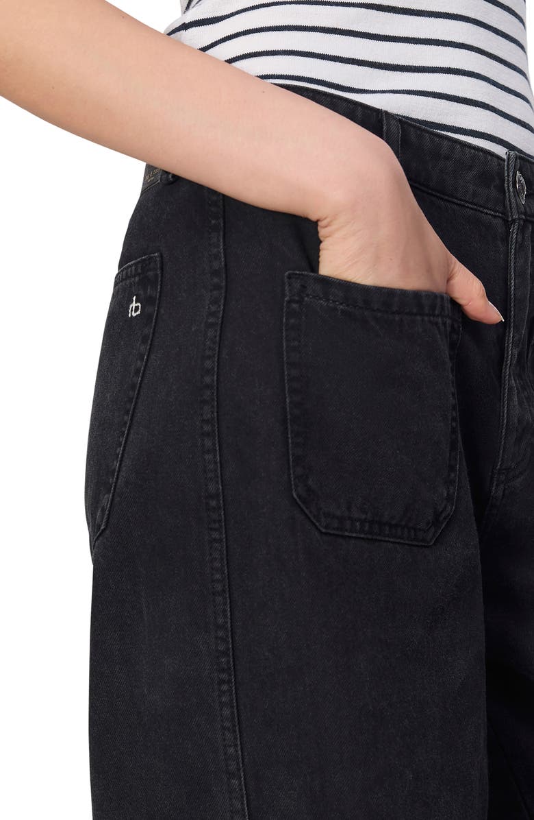 rag & bone Marina High Waist Wide Leg Jeans, Alternate, color,