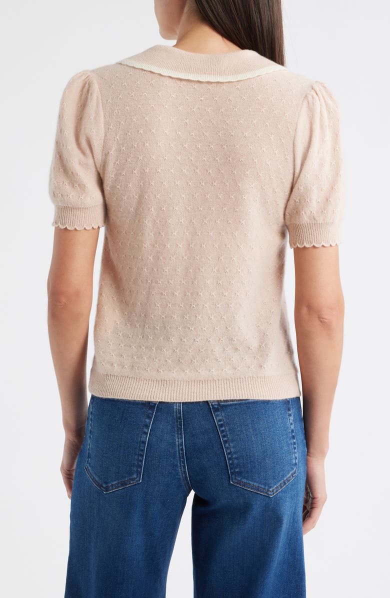 FRAME The Sailor Cashmere Cardigan, Alternate, color, Pink Sand Multi