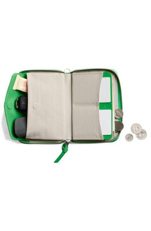 Bellroy Leather Rfid Folio Wallet In Green
