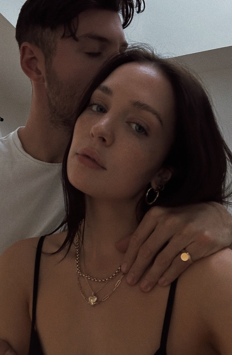 Kinn Petite Close To My Heart Necklace, Alternate, color, Gold