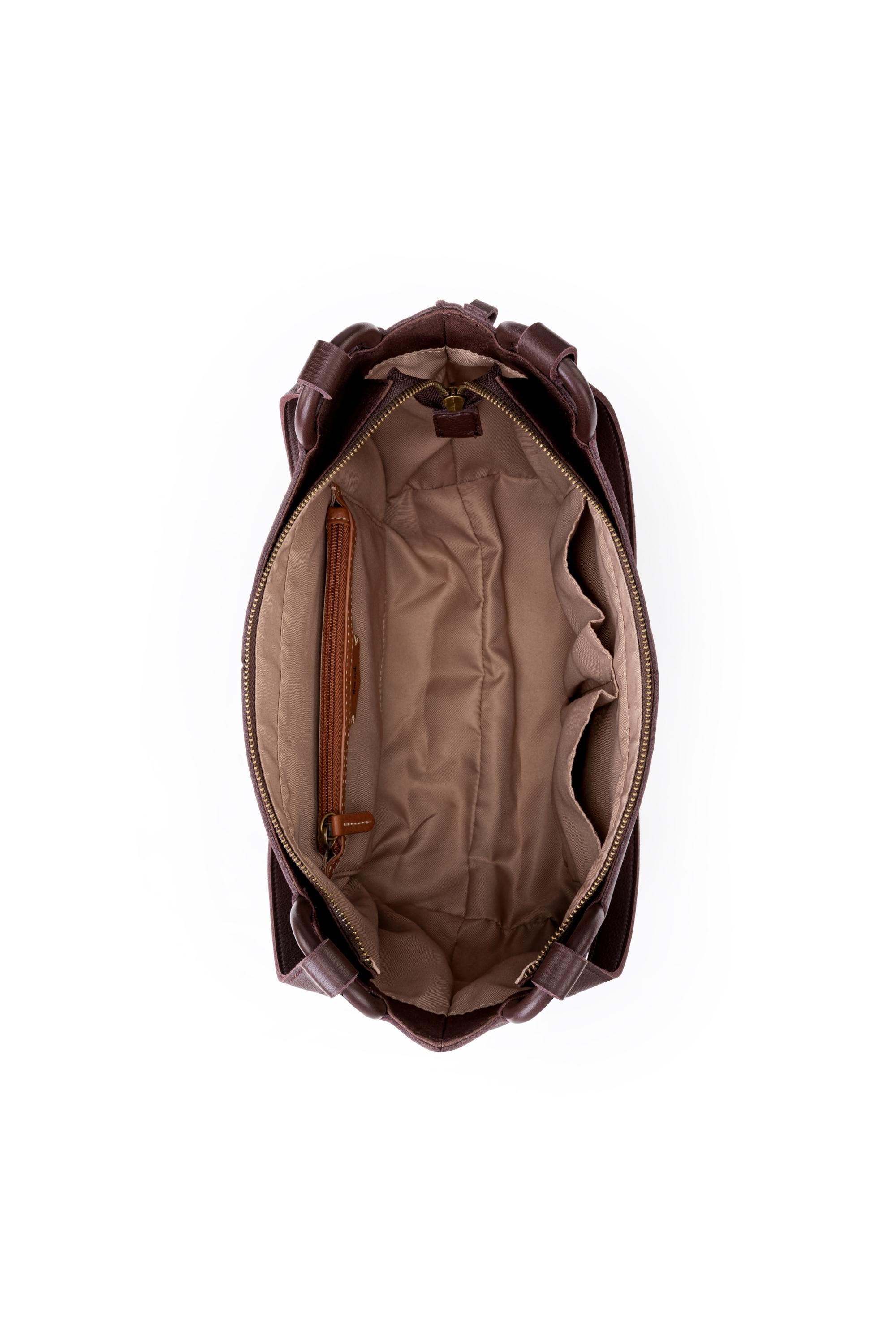 Los Feliz Satchel, Alternate, color, Mahogany