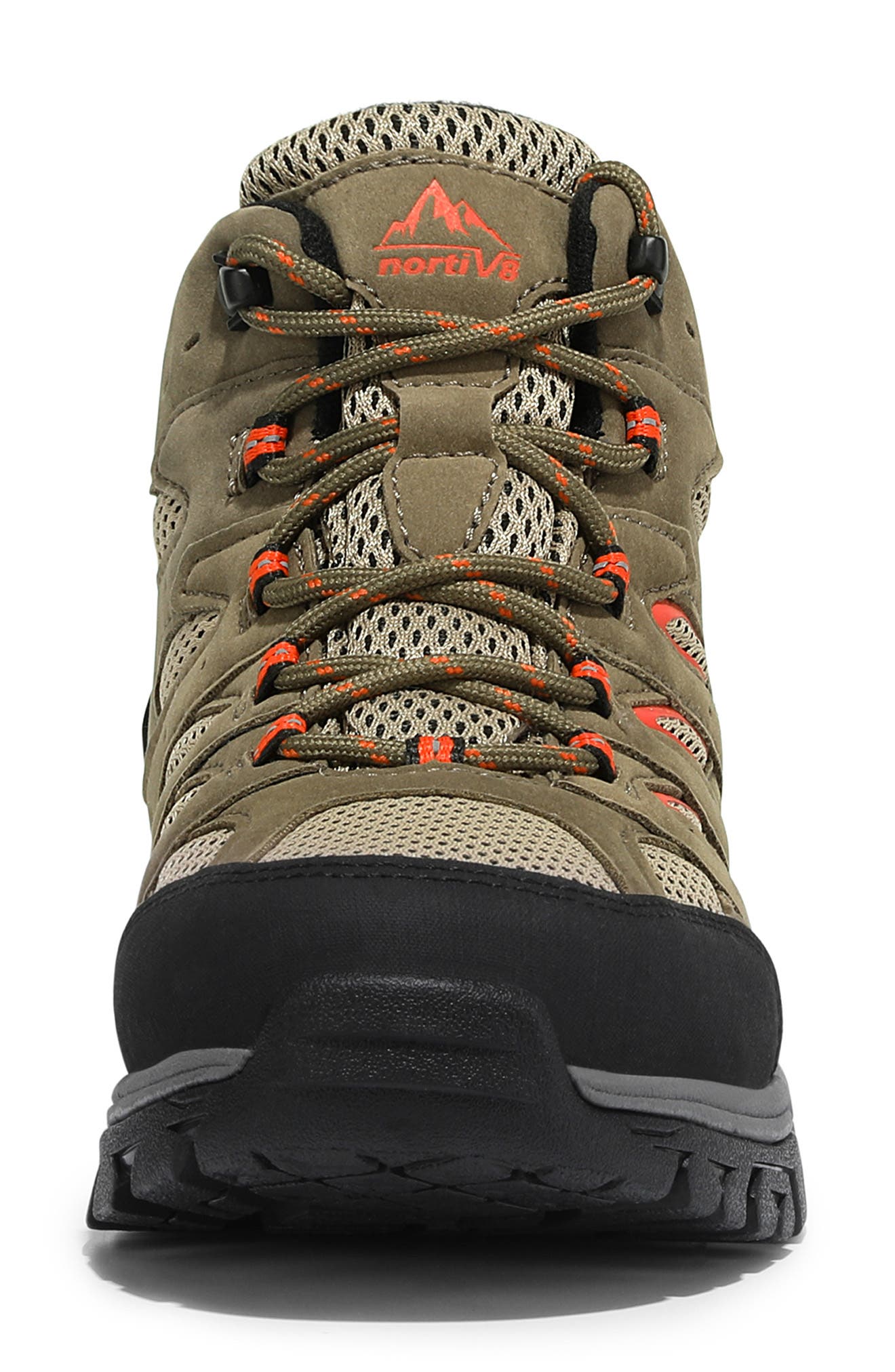 Waterproof Hiking Boot, Alternate, color, BROWN/ ORANGE