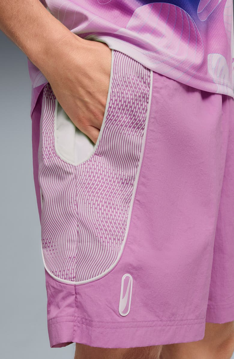 PUMA tech-X Relaxed Shorts, Alternate, color, Mauve Pop