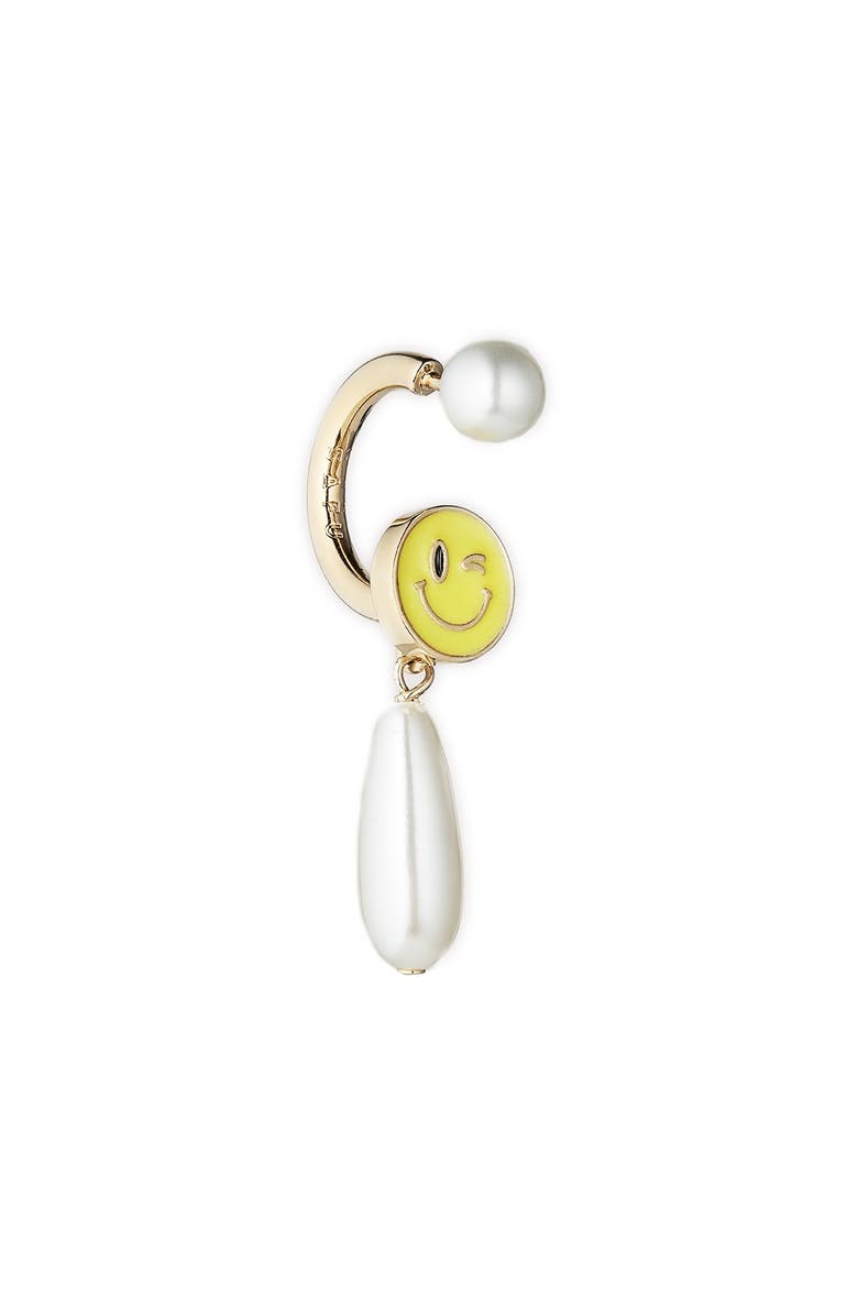 SafSafu Smiley Single Earring, Main, color, 