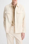 Vince Stretch Linen & Cotton Chore Coat