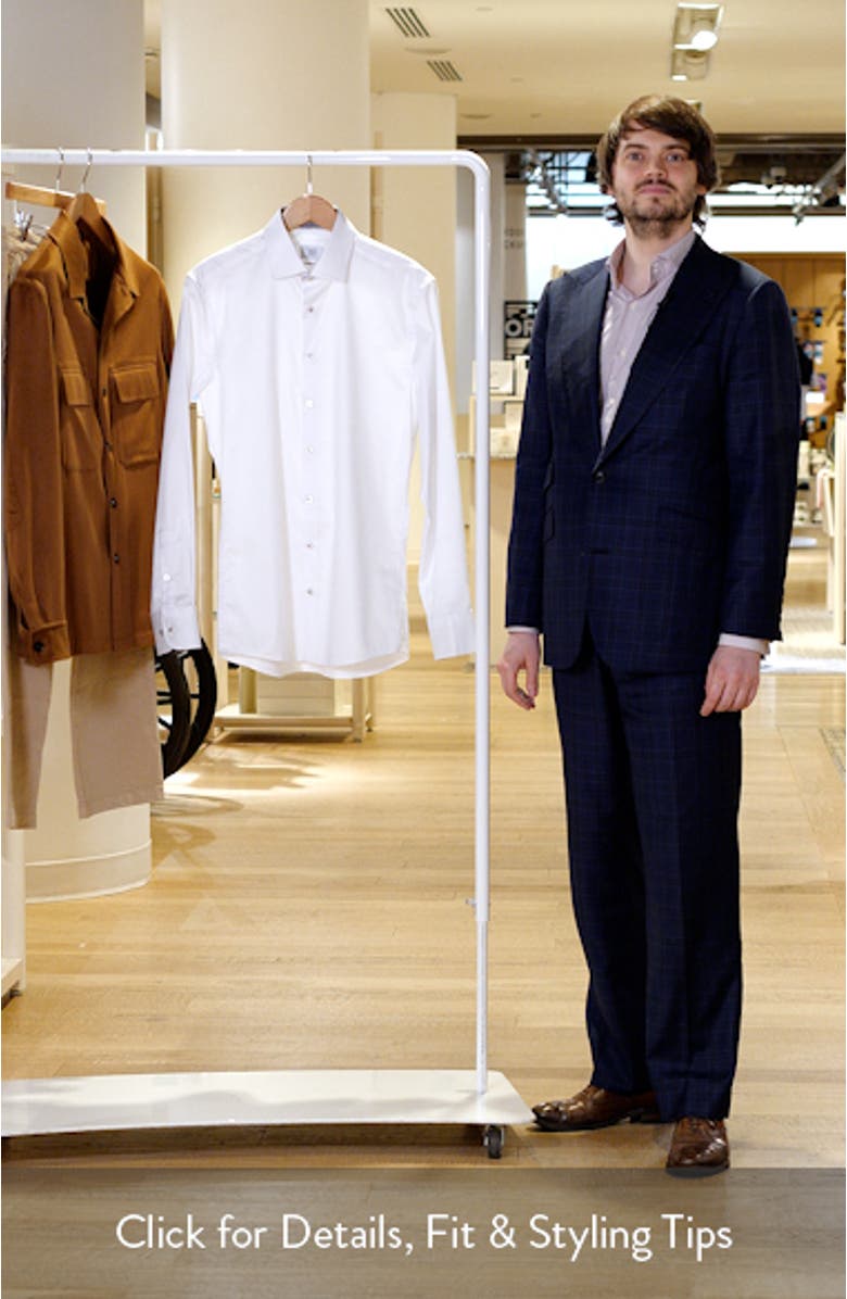 Slim Fit ASDF Non-Iron ASDF Dress Shirt, sales video thumbnail