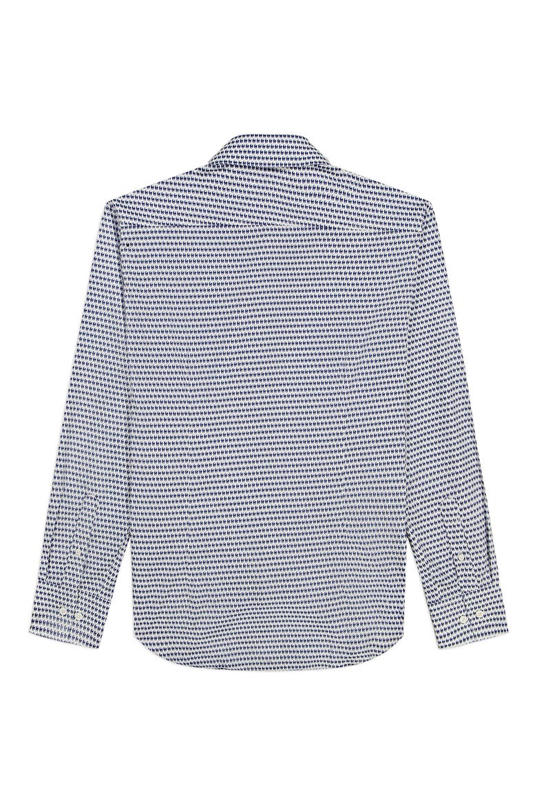 Banway Cotton Button-Up Shirt, Alternate, color, BLUE