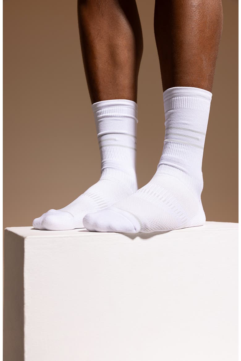 3-Pack Super Cool Crew Socks, Alternate, color, LIGHT GREY