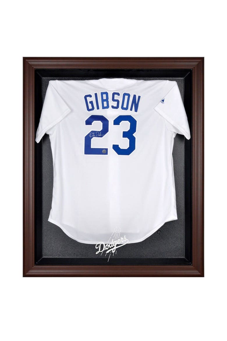 Los Angeles Dodgers Brown Framed Logo Jersey Display Case, Main, color, Brown