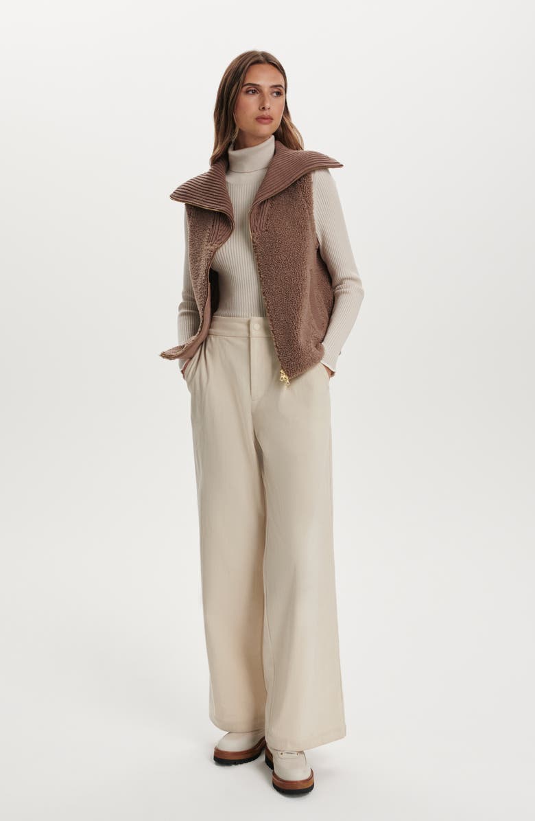 Varley Fleece Vest, Alternate, color, Ash Taupe