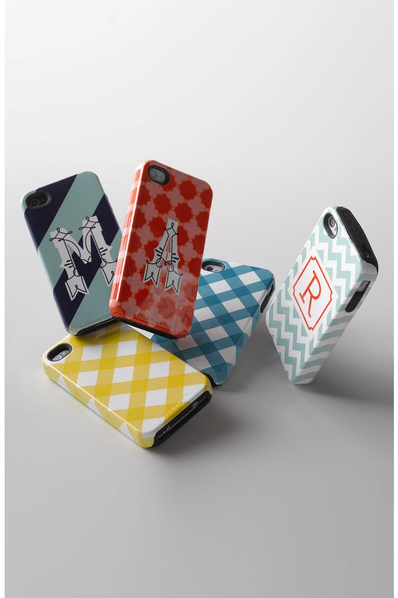 Case-Mate® Monogram iPhone 5 Case (Nordstrom Exclusive), Alternate, color, RED CHEVRON/ MINT O