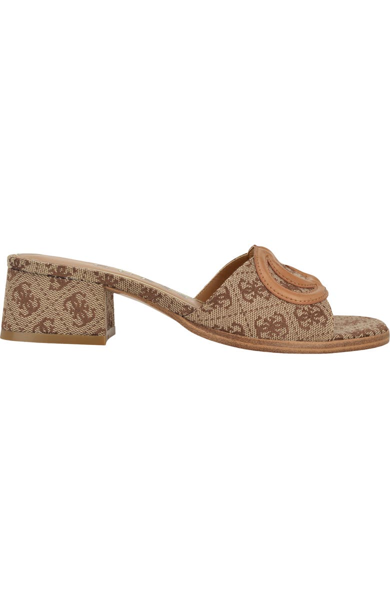 GUESS Cerinna Block Heel Sandal, Alternate, color, Medium Brown 211