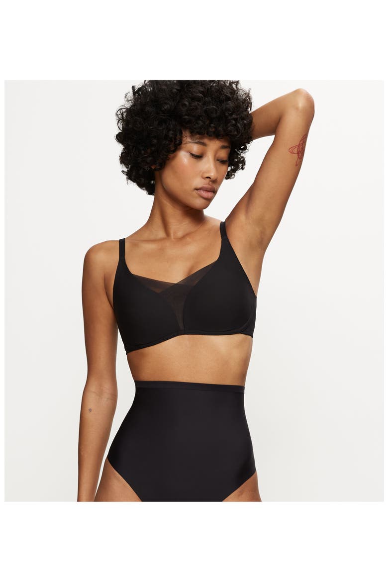 Shape Smart Wireless Bra, Alternate, color, Black